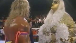 Goldust Interrupts Ultimate Warrior's Return - Raw - 4/8/96