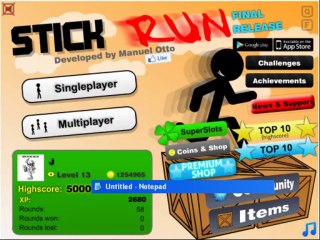 Stick run ninjakick hack 2013