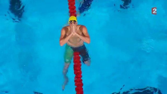 Finale 100m brasse (H) - ChM 2013 natation