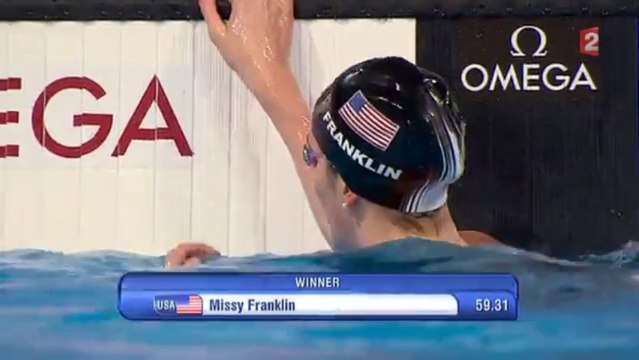 Missy glisse mais règle tout le monde en demi-finales du 100m dos - ChM 2013 natation
