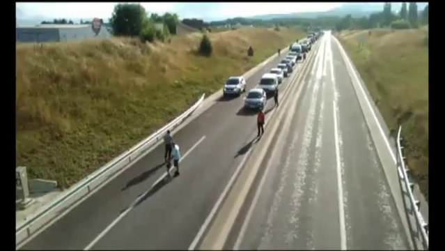 Thonon-les-Bains : action coup de poing pour le désenclavement du Chablais 2