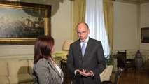 Enrico Letta - Intervistato dalla tv greca MEGA (29.07.13)