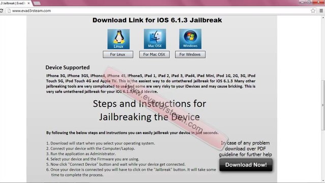 Latest iOS 6.1.3 Jailbreak | iPhone | iPod | iPad | Apple TV by Evad3rs
