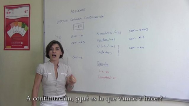 Free Spanish Classes - Level: A1 - Regular Verbs (2nd Conjugation)