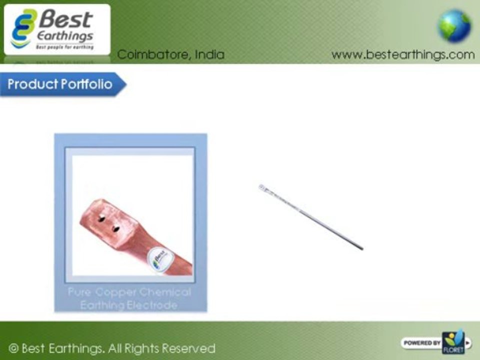 Chemical Earthing Electrodes Manufacturers and Suppliers in Coimbatore, India