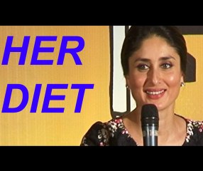 Kareena Kapoor talks about her diet