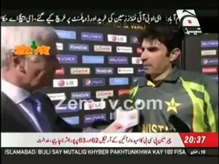 Misbah on Champions Trophy