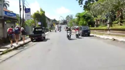 Trafic à Ubud - Indonésie
