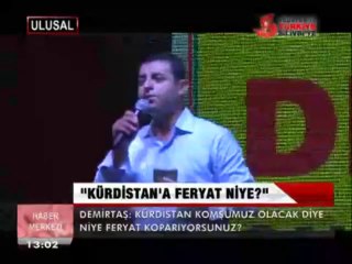 DEMİRTAŞ; KÜRDİSTAN'A FERYAT NİYE _