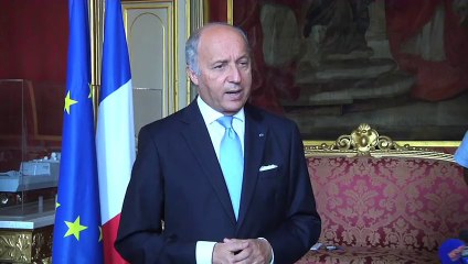 Point de presse de Laurent Fabius 30 juillet 2013