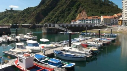 Ambiente hoy en el puerto de Candás