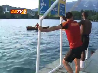 FUTBOL - Slovenya Kampından Neşeli Görüntüler