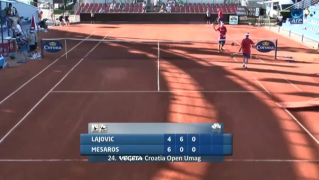 LAJOVIC vs. MESAROS, ATP 24.VEGETA CROATIA OPEN UMAG 2013