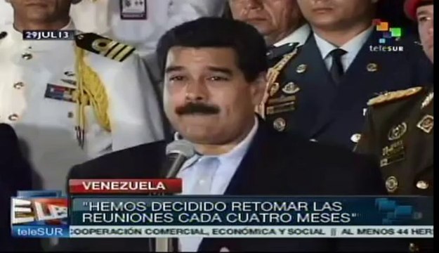 Presidentes Correa y Maduro acuerdan reunirse cada cuatro meses
