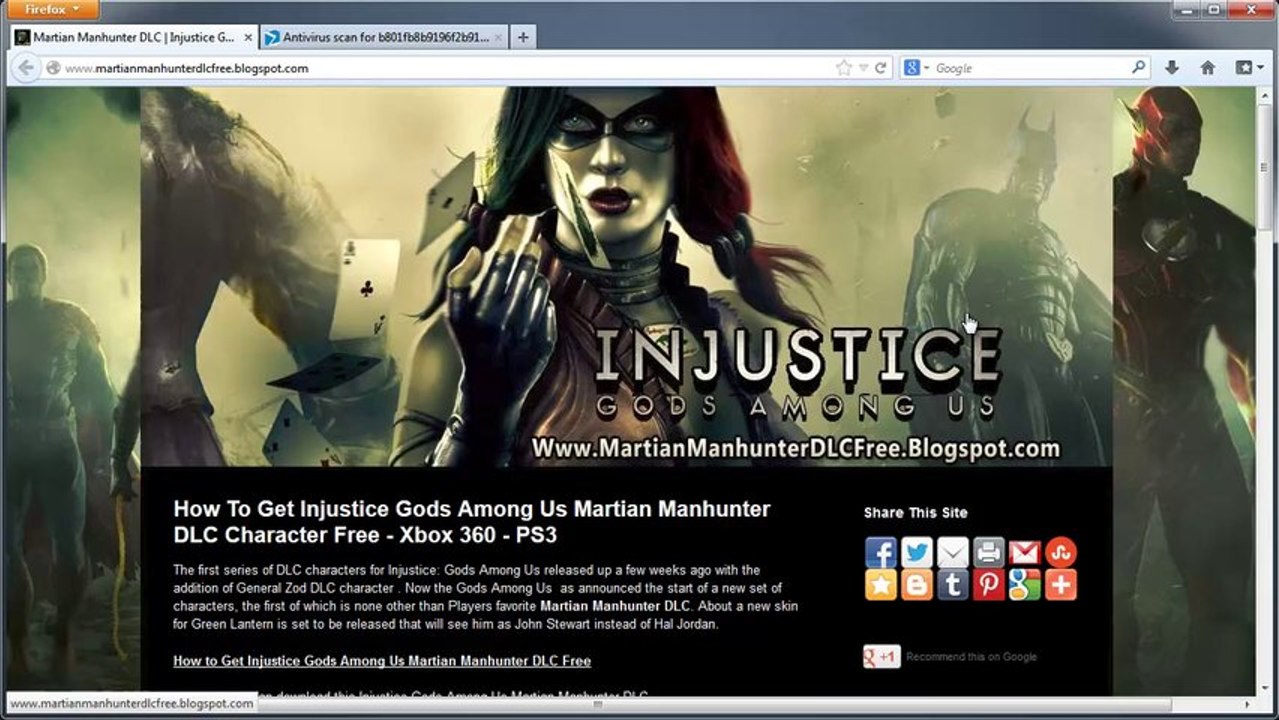 Injustice Gods Among Us Martian Manhunter DLC Codes Free Giveaway