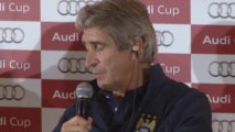 Audi Cup - Pellegrini reparte halagos a Guardiola y al Bayern Munich