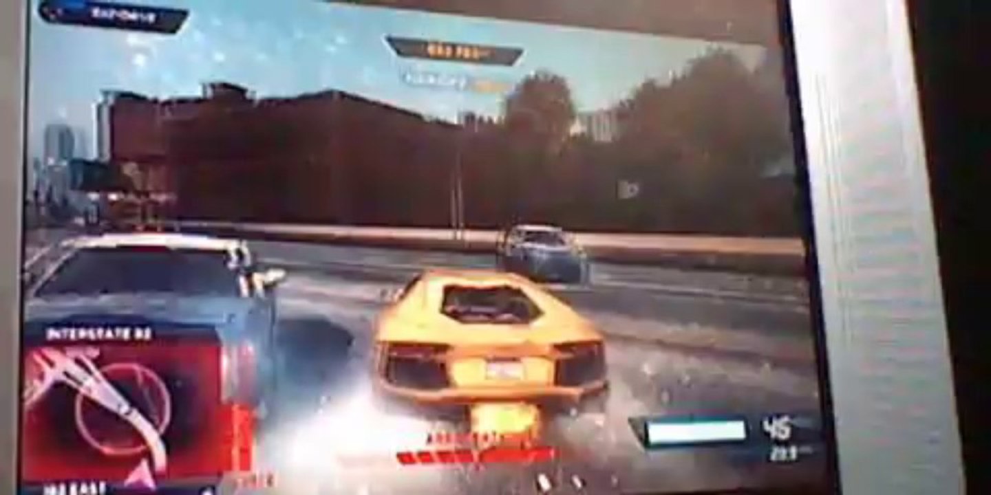 gameplay nfs most wanted en aventador