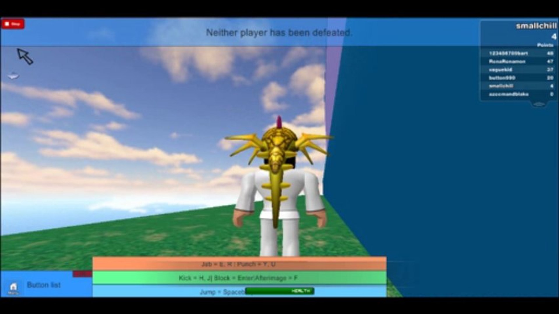 ⁣Roblox game view!
