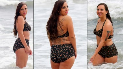 Sydney Leathers VS Taylor Swift Battle of the High Waisted Bikini