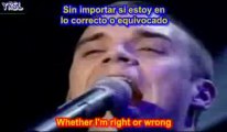 Angels - Robbie Williams ( SUBTITULADO EN ESPAÑOL & INGLES LYRICS SUB LETRAS )