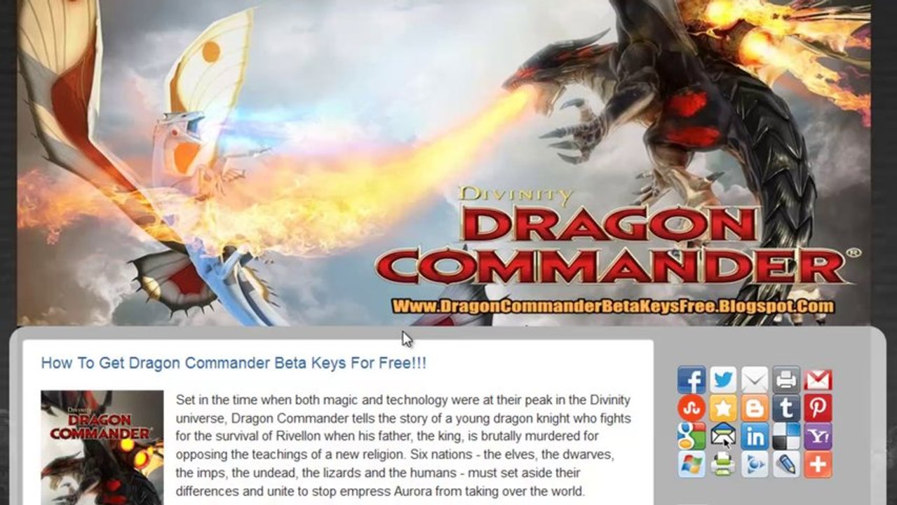 Dragon Commander Beta Leaked Keys - Free Giveaway