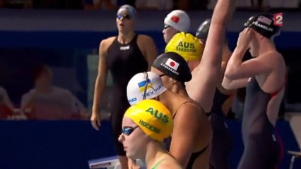 Finale 100m dos (F) - ChM 2013 natation