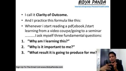 Clarity of outcome in your business