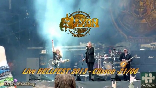 SAXON HELLFEST 2013 Motorcycle Man Clisson