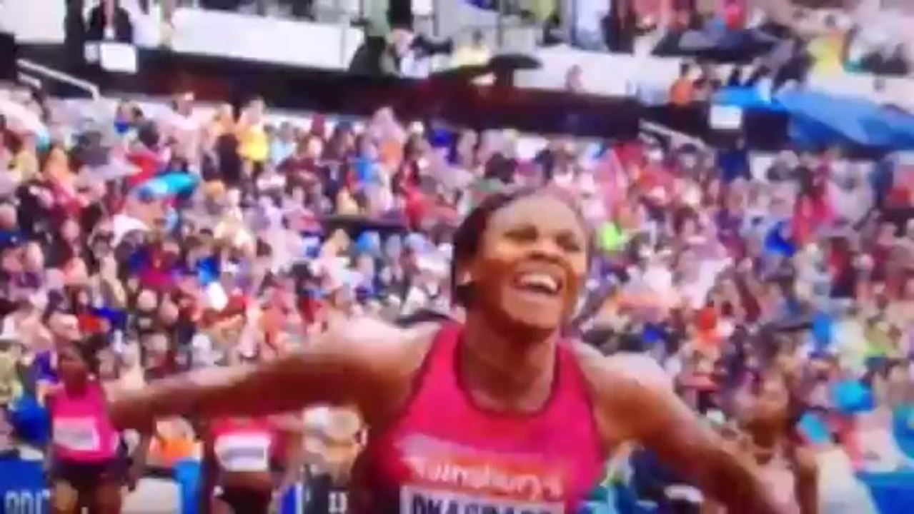 Blessing Okagbare gagne le 100m feminin avec un record africain de 10.77sec