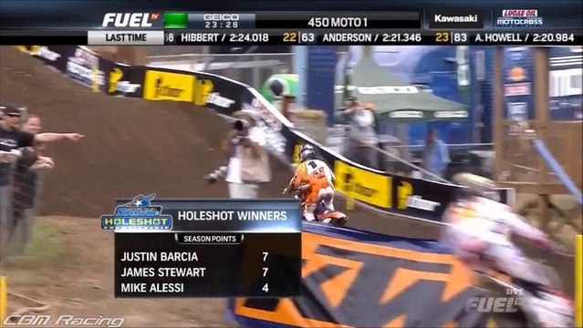 2013 AMA MX Rd08 Washougal 450 Moto1