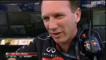 Sky Sports F1: Christian Horner Post Race interview (2013 Hungarian Grand Prix)