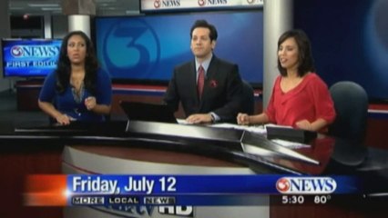 On-air explosion shocks newsreaders