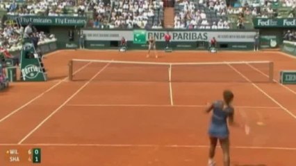 Williams and Sharapova trade blows