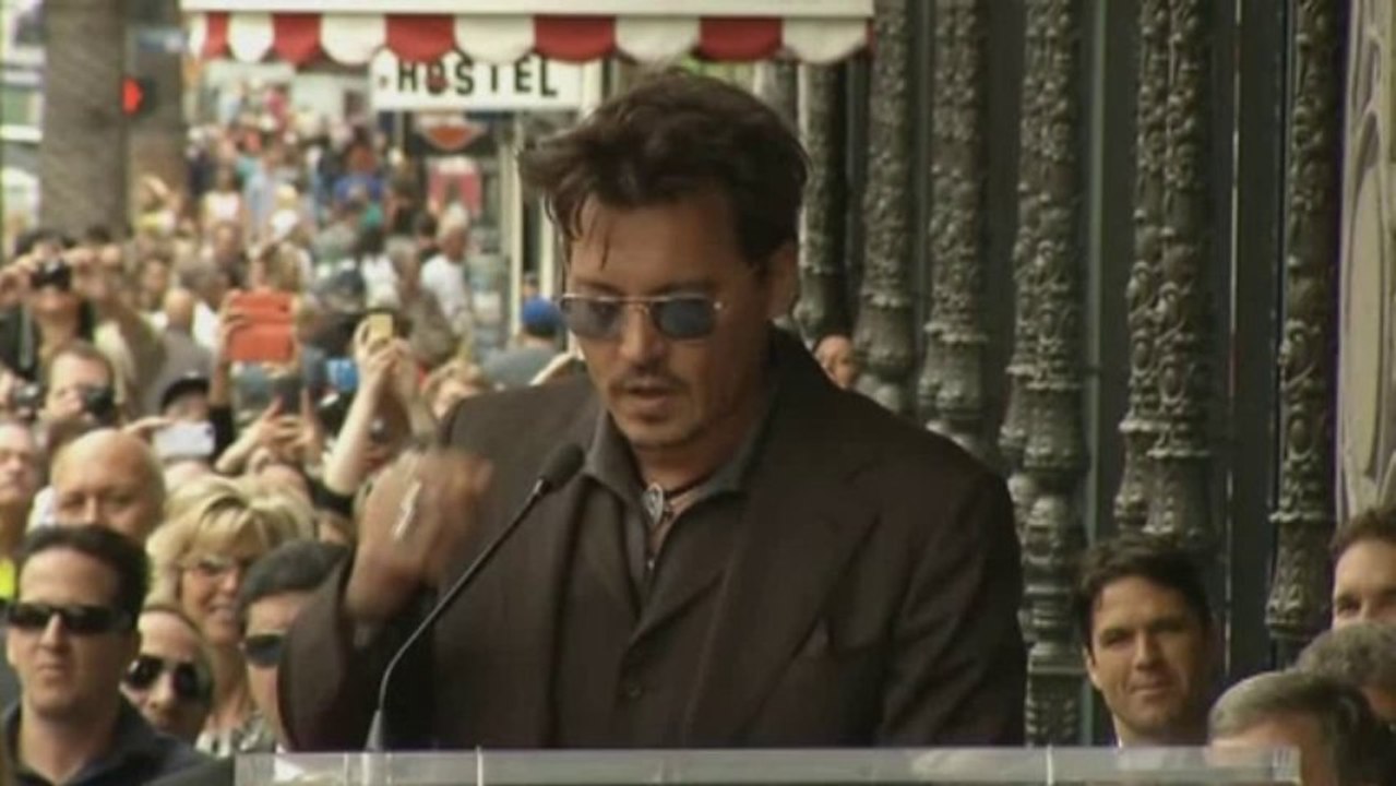Johnny Depp congratulates producer