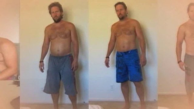 Trainer fakes before/after shots