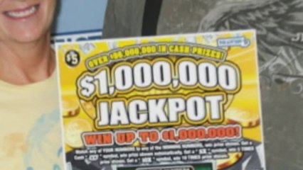 $1 million scratchcard thrown away