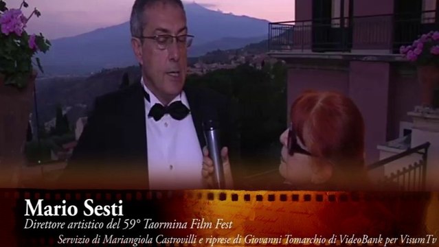 Incontro con Mario Sesti Direttore artistico del 59° Taormina Film Fest
