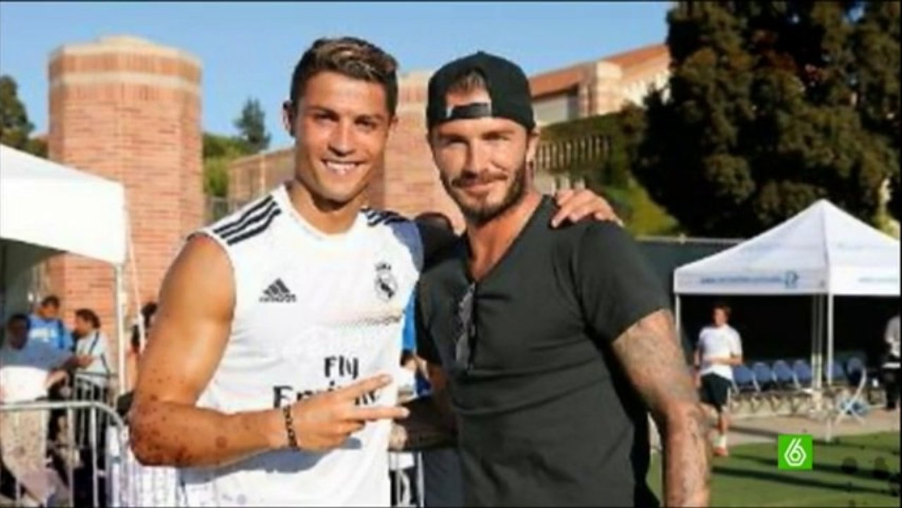 Beckham welcomes Zidane and Cristiano Ronaldo Xabi Kaka in Los Angeles
