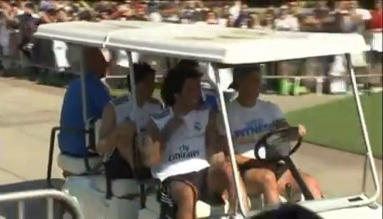 First training Real Madrid Los Angeles Cristiano Ronaldo Ramos Kaka