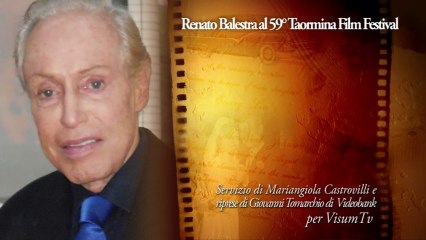Renato Balestra al 59° Taormina Film Festival