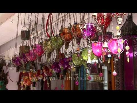 Chandelier Lamps for sale at a shop in Mussoorie