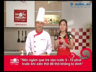 Ga nuong xien - Gà nướng xiên