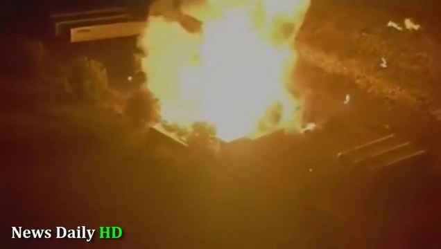 Explosion d'une usine de Gaz en Floride - Vue Aérienne - 29th July 2013