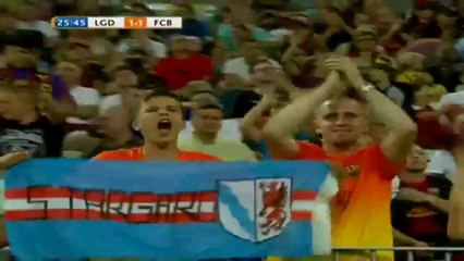 Barcelona vs Lechia Gdansk 2-2 (Neymar Debut)