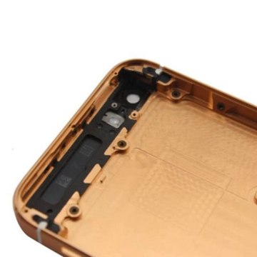 Hytparts.com-OEM Back Housing Battery Door Cover Plate for iPhone 5 Rose Gold