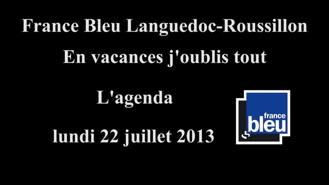 Interview France Bleu Région - 22/07/2013