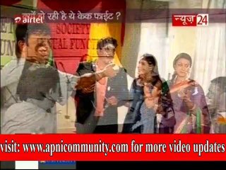 Parvarrish-31 July 2013-Kyon Ho Rahi Cake Fight