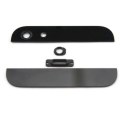 Hytparts.com- OEM Top & Bottom Glass Cover Replacement Part for iPhone 5 Black