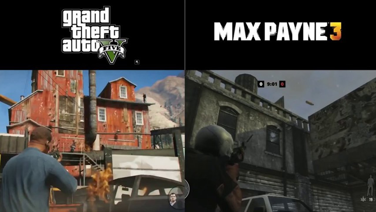 GTA V / Max Payne 3 - Comparaison du système de gunfight
