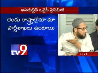BJP wil gain from A.P bifurcation - Asaduddin Owaisi